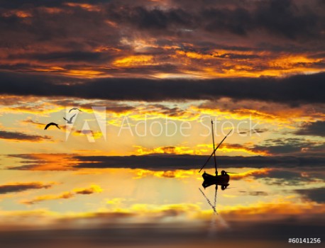 Picture of Barco entre las nubes